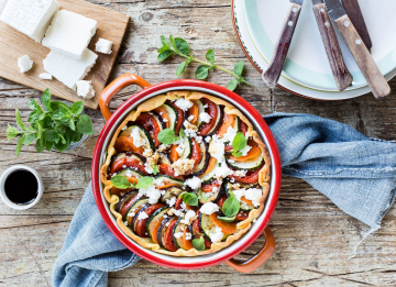 Torta salata con verdure